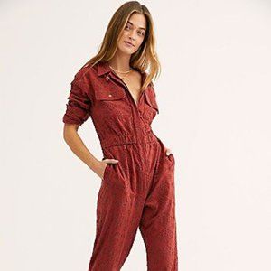 NWT Free People Set the Tone Jumpsuit